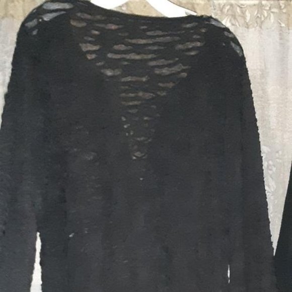 Lace Up Trumpet Sleeve Dress - Picture 4 of 4